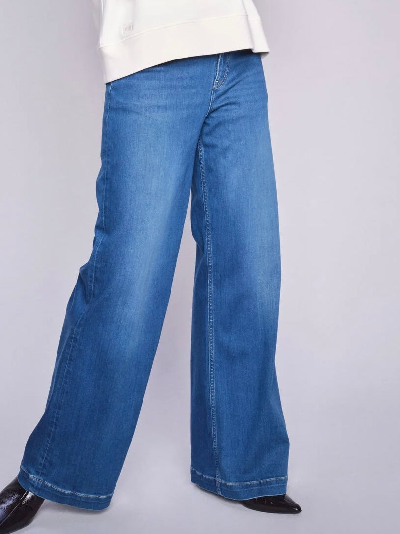 Mos Mosh Jeans | MMDara Deluxe | L 32 Mid Blue