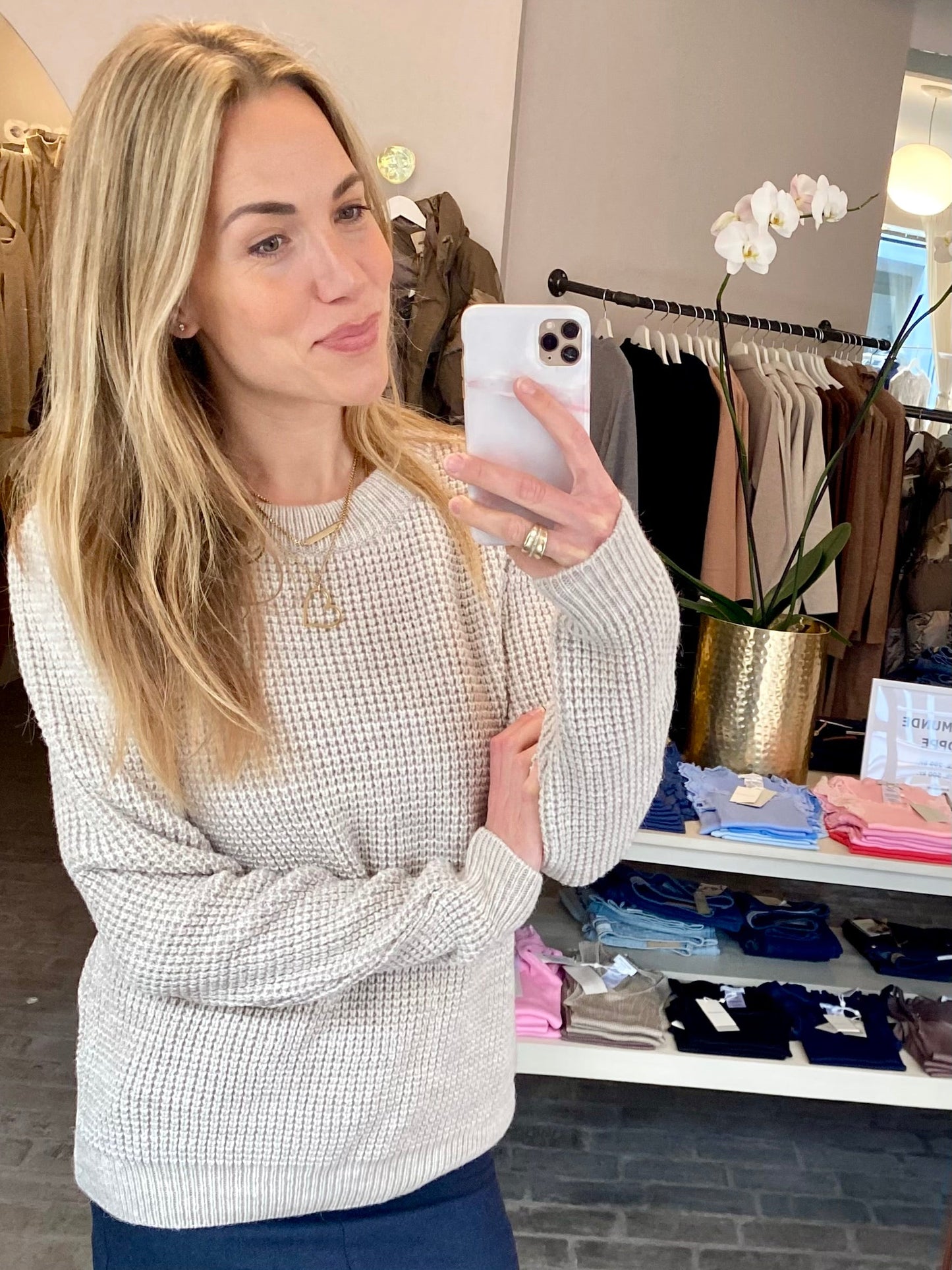 SibinLinnebjerg Strik | Irwin | Beige Melange