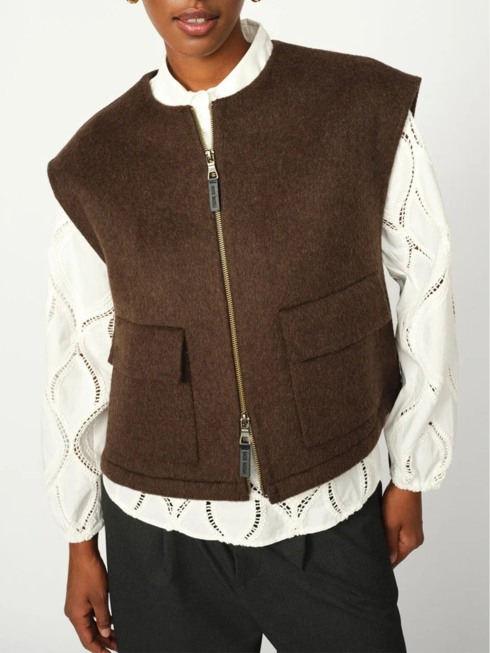 Mos Mosh Vest | MMElise Loisa Wool Vest | Delicioso