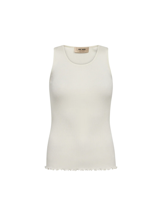 Mos Mosh | MMElaine seamless tank top | Ecru