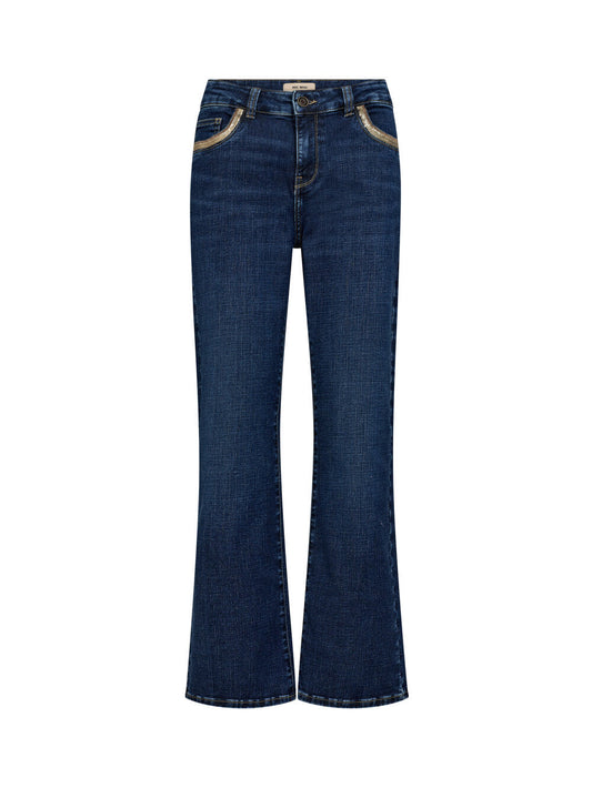 Mos Mosh Jeans | MMCecilia Perla | Ankle | Dark Blue