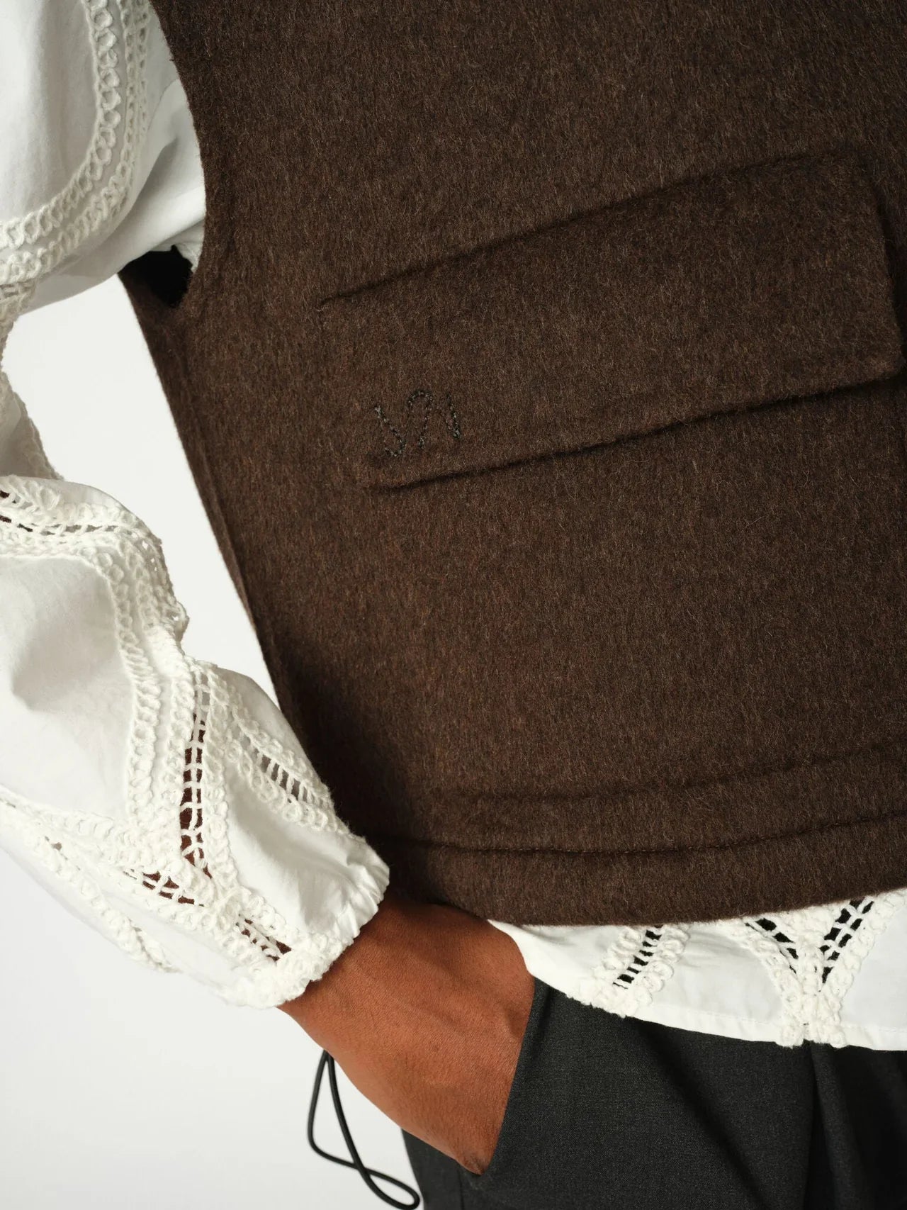 Mos Mosh Vest | MMElise Loisa Wool Vest | Delicioso