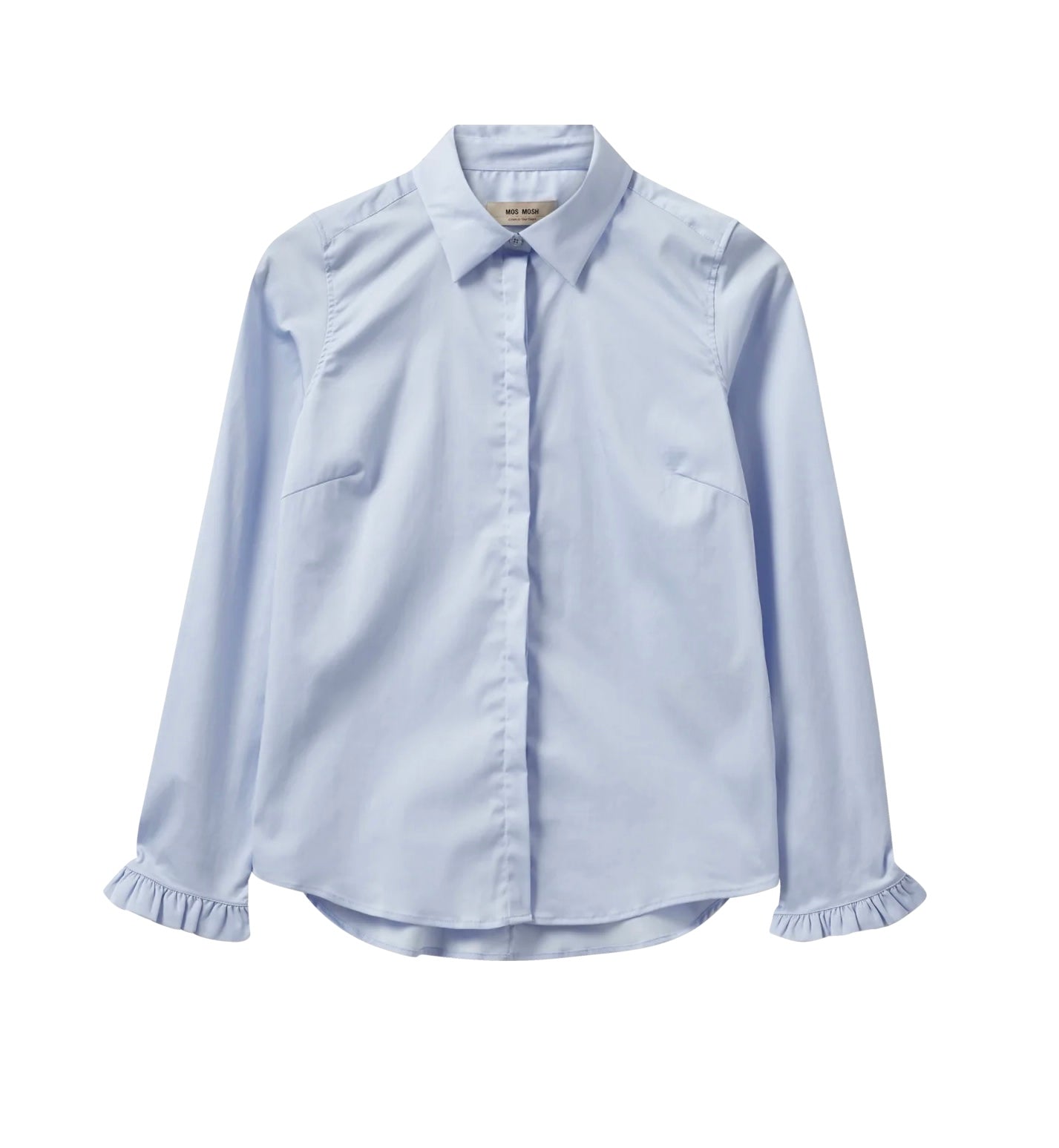 Mos Mosh Skjorte | Mattie Flip Shirt | Light Blue