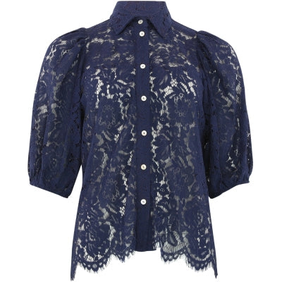 Continue Lace Blouse | Alicia | Navy