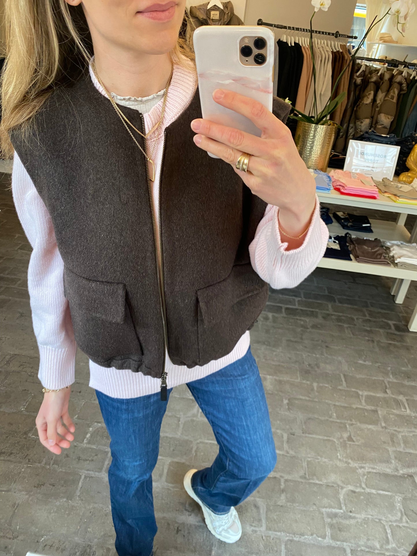 Mos Mosh Vest | MMElise Loisa Wool Vest | Delicioso