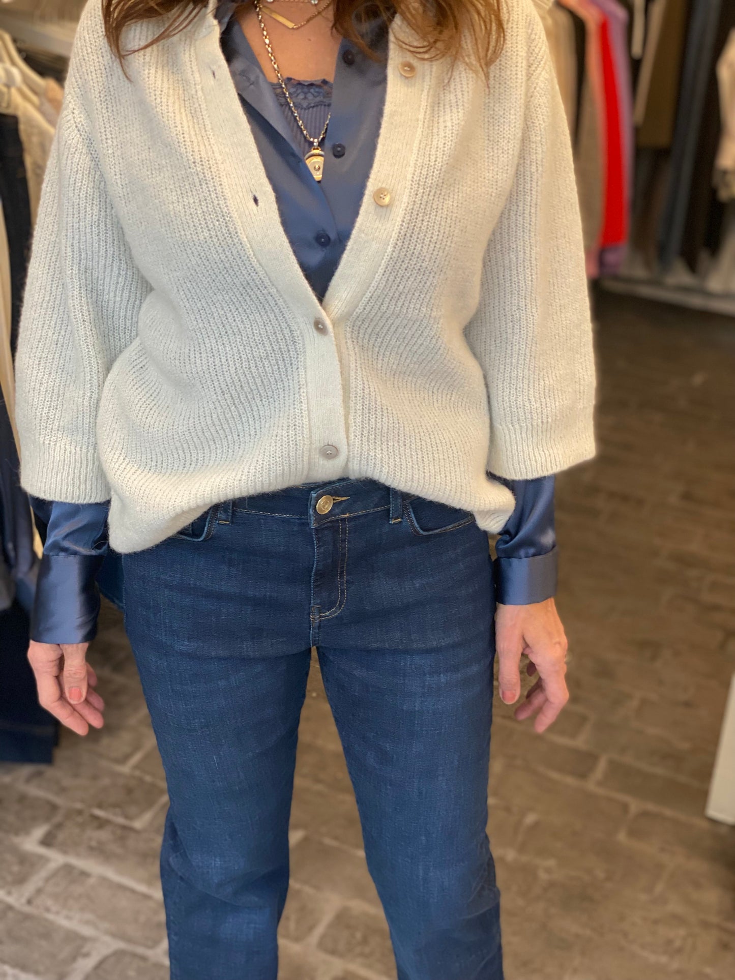 Mos Mosh Jeans | MMCecilia Cover | Ankle | Blue Denim