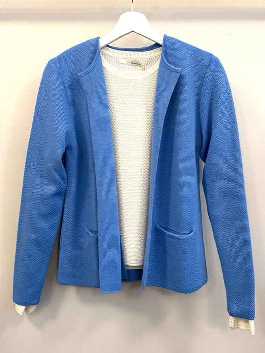 SibinLinnebjerg Cardigan | Sense | Merino Wool Mix | Grenada Blue