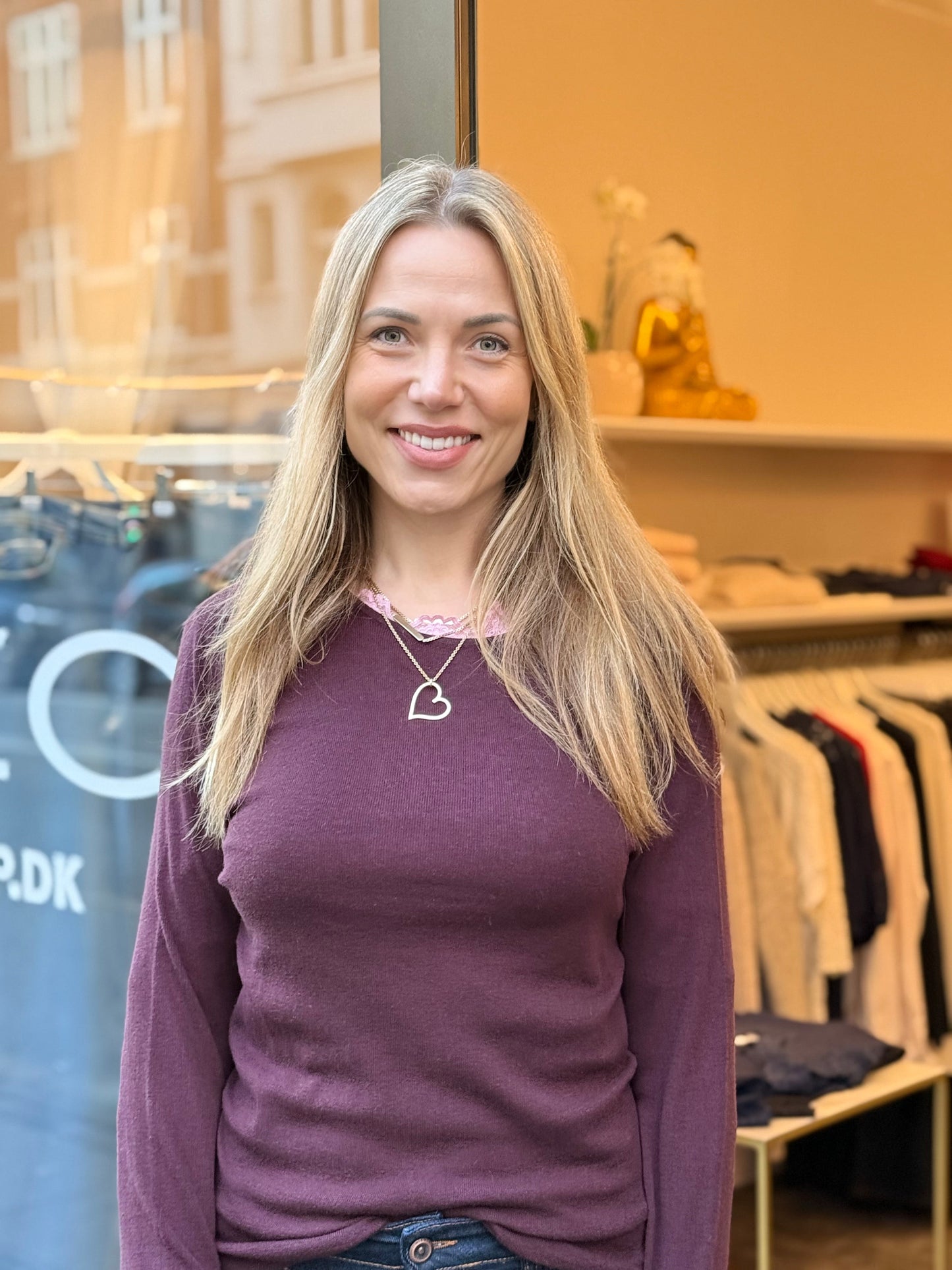 Mos Mosh Bluse | MMBouch O-neck Knit | Fudge