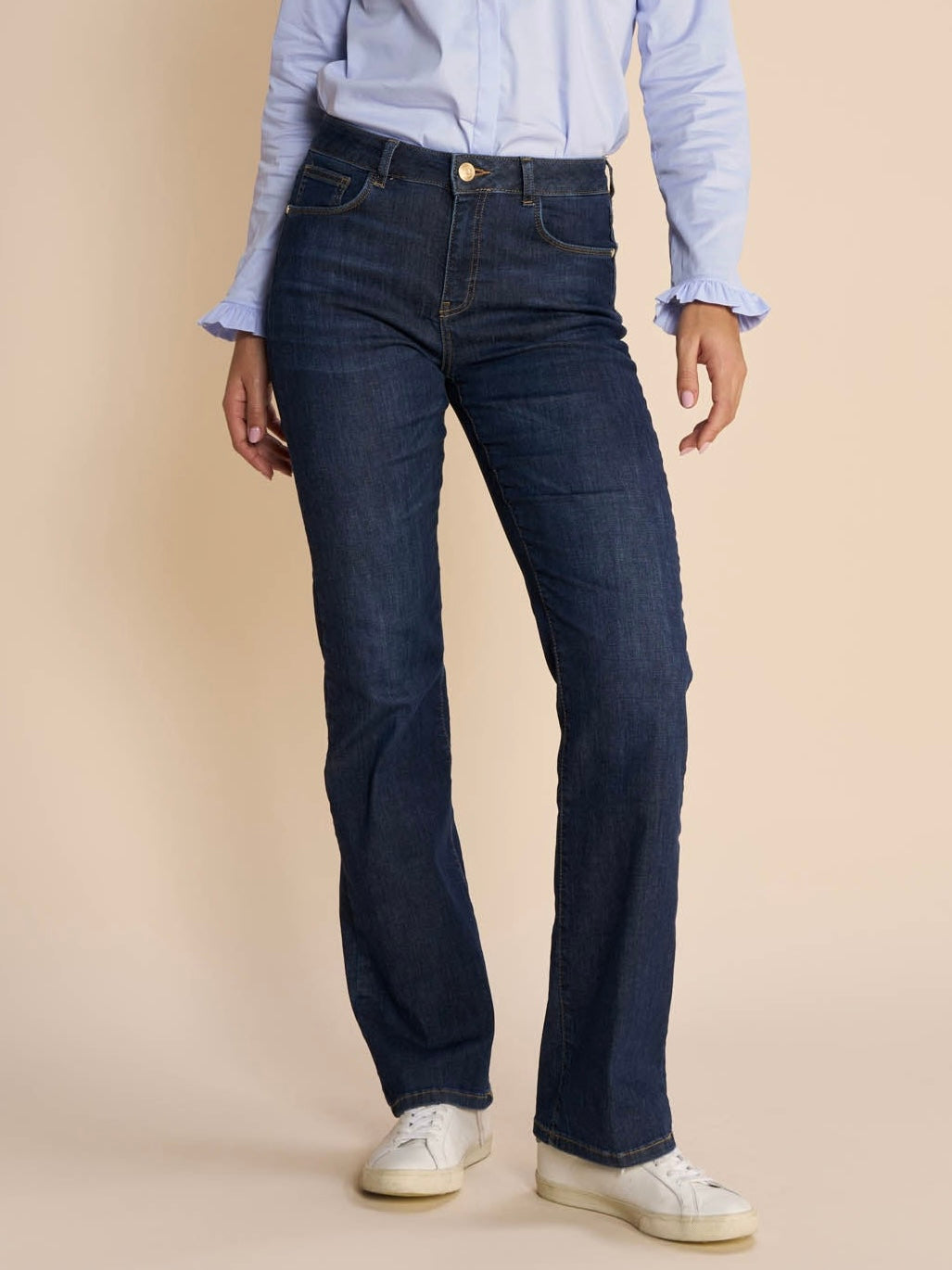 Mos Mosh Jeans | MMCecilia Cover | Long | Blue Denim