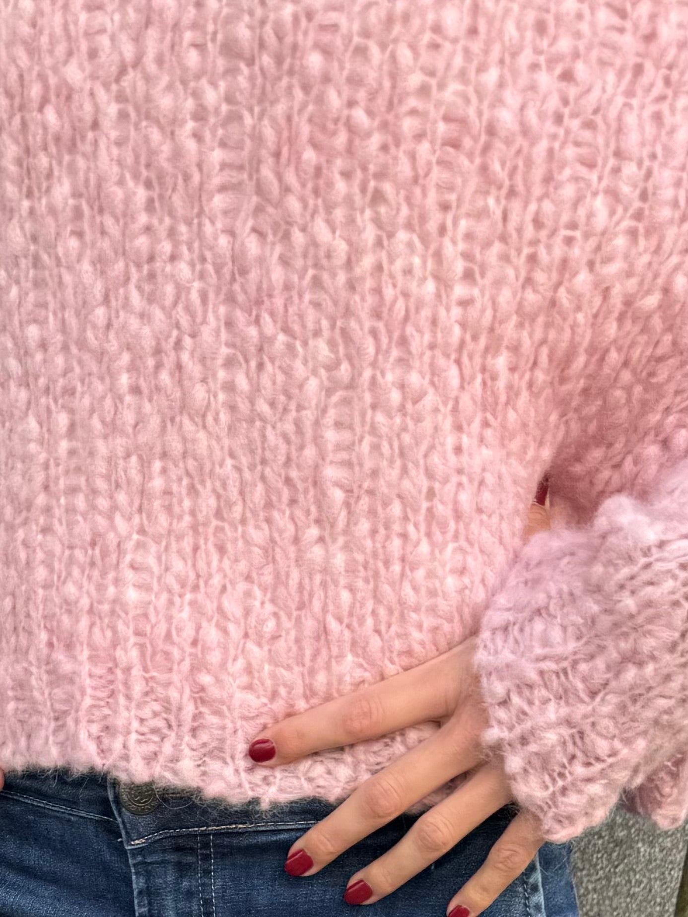 SibinLinnebjerg Bluse | Estee | Alpaca Mix | Rose