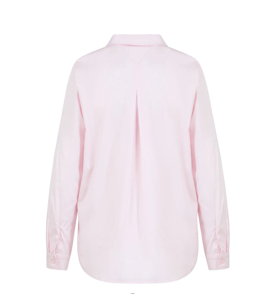 Coster Skjorte | Fitted Classic Shirt | Powder Rose