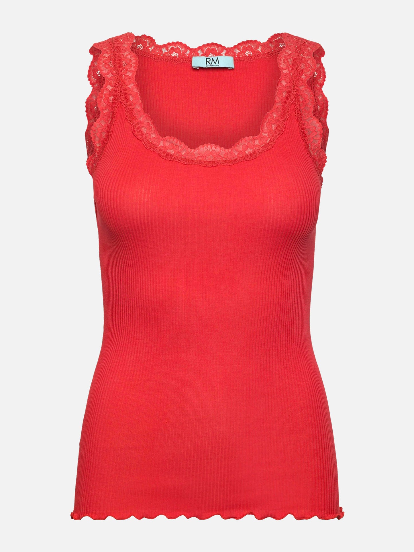 Rosemunde Top | RMWBalta Modal Lace U-neck Top | Racing Red